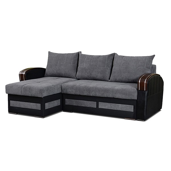 KEWIN GREY L-SHAPE SOFA BED - Image 6