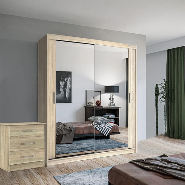 CHICAGO OAK WARDROBE SET - Image 3