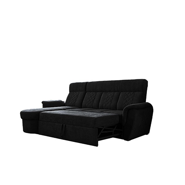 SELLY BLACK SMALL SOFA BED - Image 5