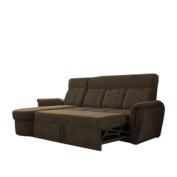 SELLY BROWN SMALL SOFA BED - Image 4