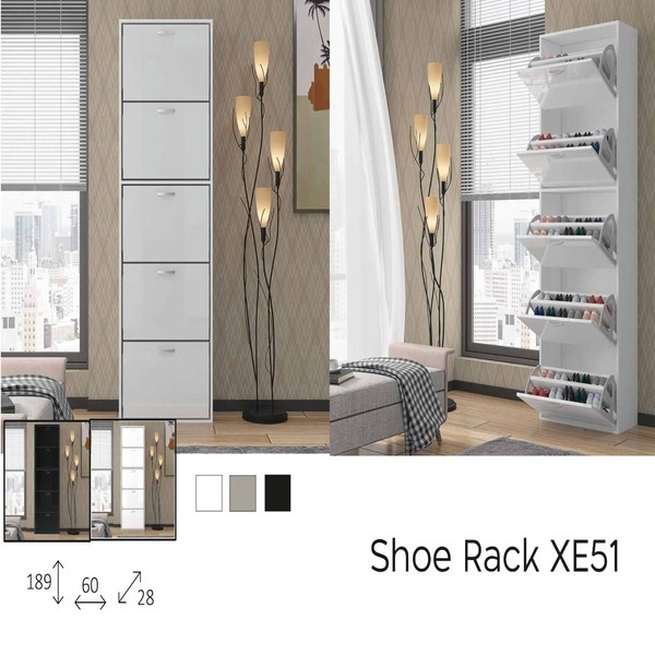High Gloss Shoe Rack in 3 sizes and 3 Diffrent Colors - Image 3