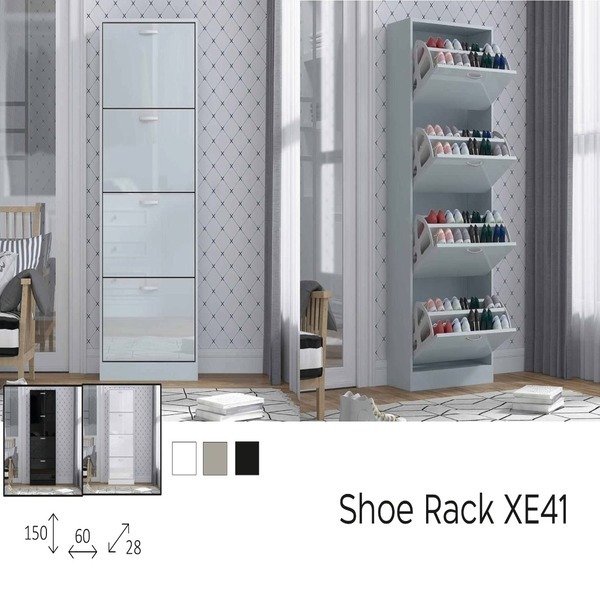 High Gloss Shoe Rack in 3 sizes and 3 Diffrent Colors - Image 5