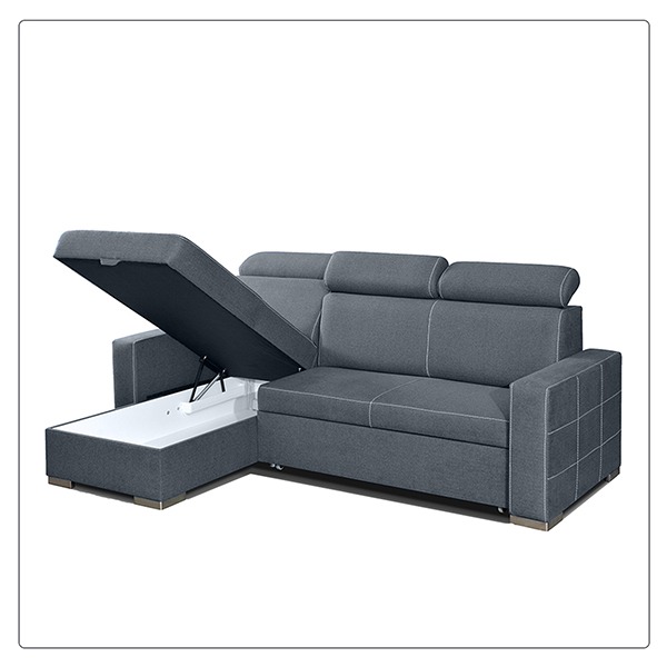 HOLLIE SOFA BED GREY - Image 6