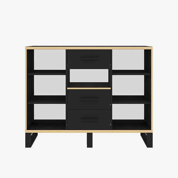 Golden Bedroom Set with Wall unit - Image 8