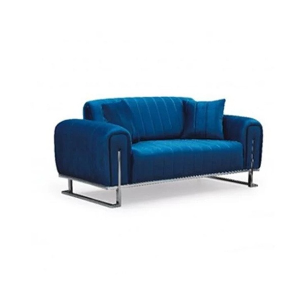 Richmond Chesterfield Blue Sofa Set - Image 4
