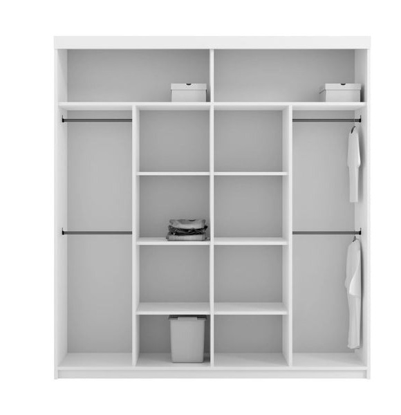 Lugo Sliding Wardrobe 203cm. - Image 4