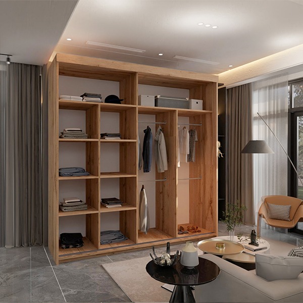 Lugo Sliding Wardrobe 203cm. - Image 3