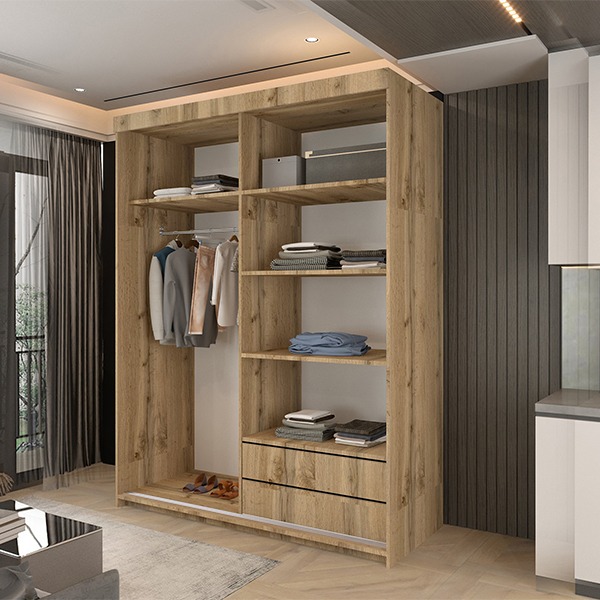 Marbella Votan Sliding Wardrobe 150cm/200cm - Image 6