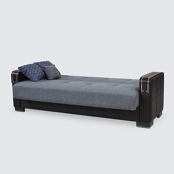 MALTA GREY 3 SEATER SOFA BED - Image 3