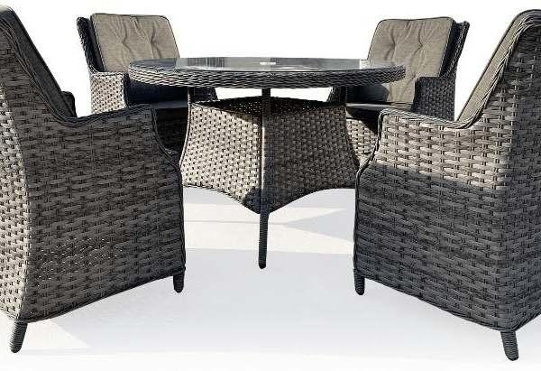 Dark Grey 5 Piece Sofa Set