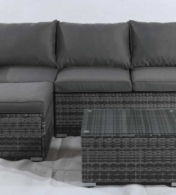 Grey 3 Piece Sofa Set